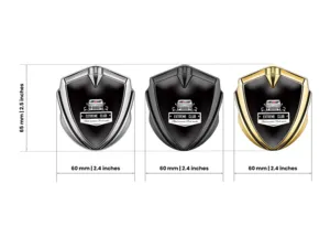 3d Silicone Badge Minimal Style Universal 3D